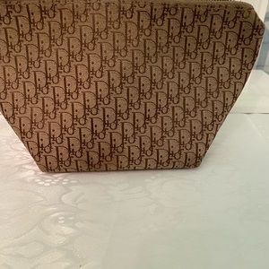 Vintage Dior makeup bag
